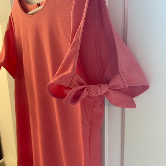 Banana Republic pink bow sleeve dress - Picture 4 of 5